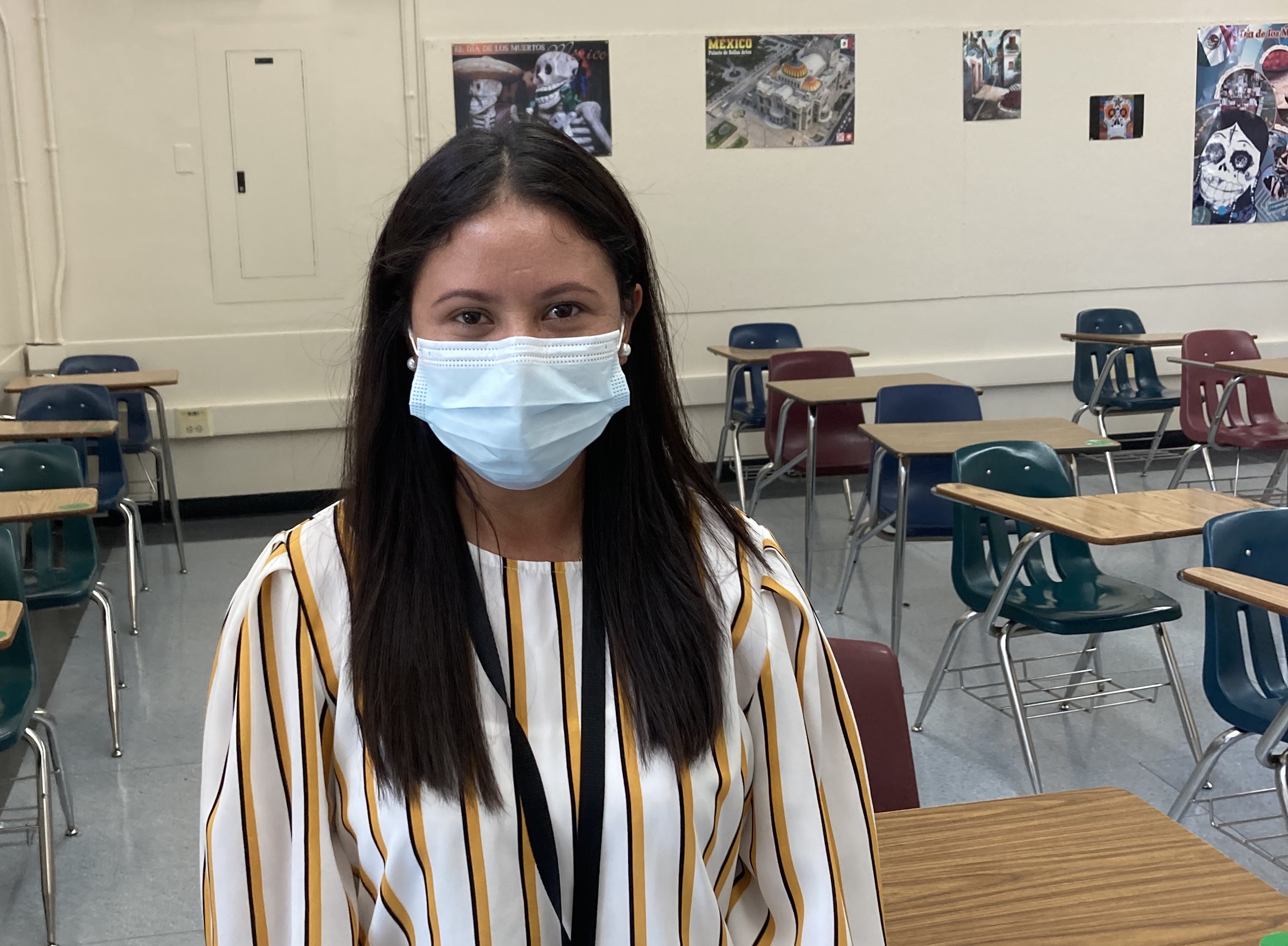 New Spanish teacher Maribel Bustos Cardoso