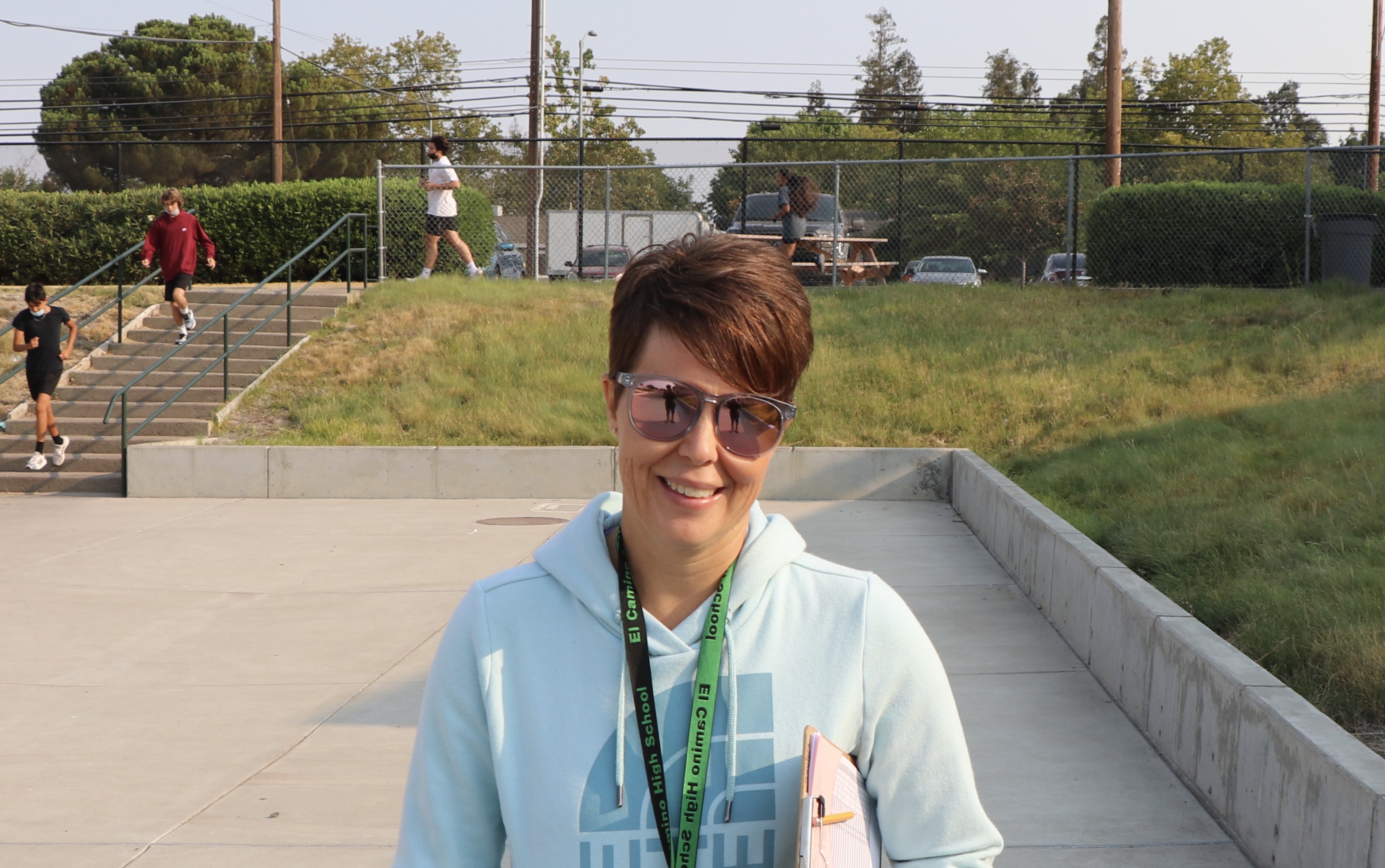 New PE teacher Stephanie Saylors
