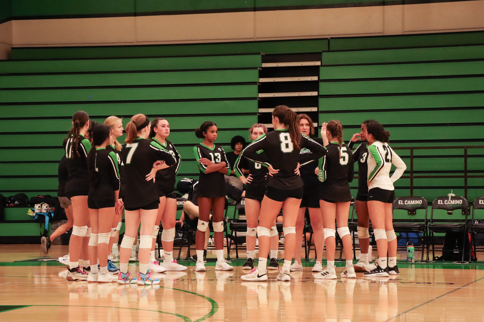 Volleyball Co-Captains work hard on and off the court